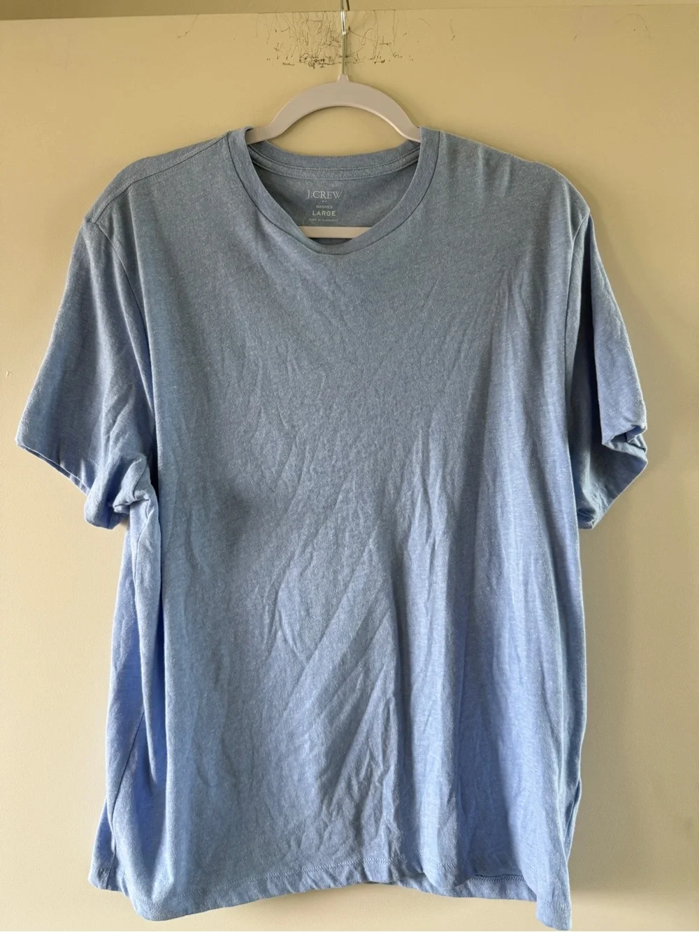 J. Crew Short Sleeve Crewneck Tees — Light Blue, Blue, Gray, Burgundy